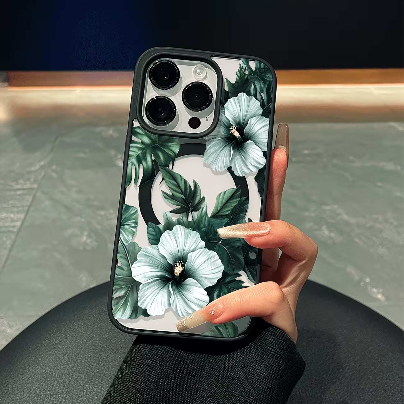 Green Floral Print Phone Case  - Apple Iphone 16 评论和价格