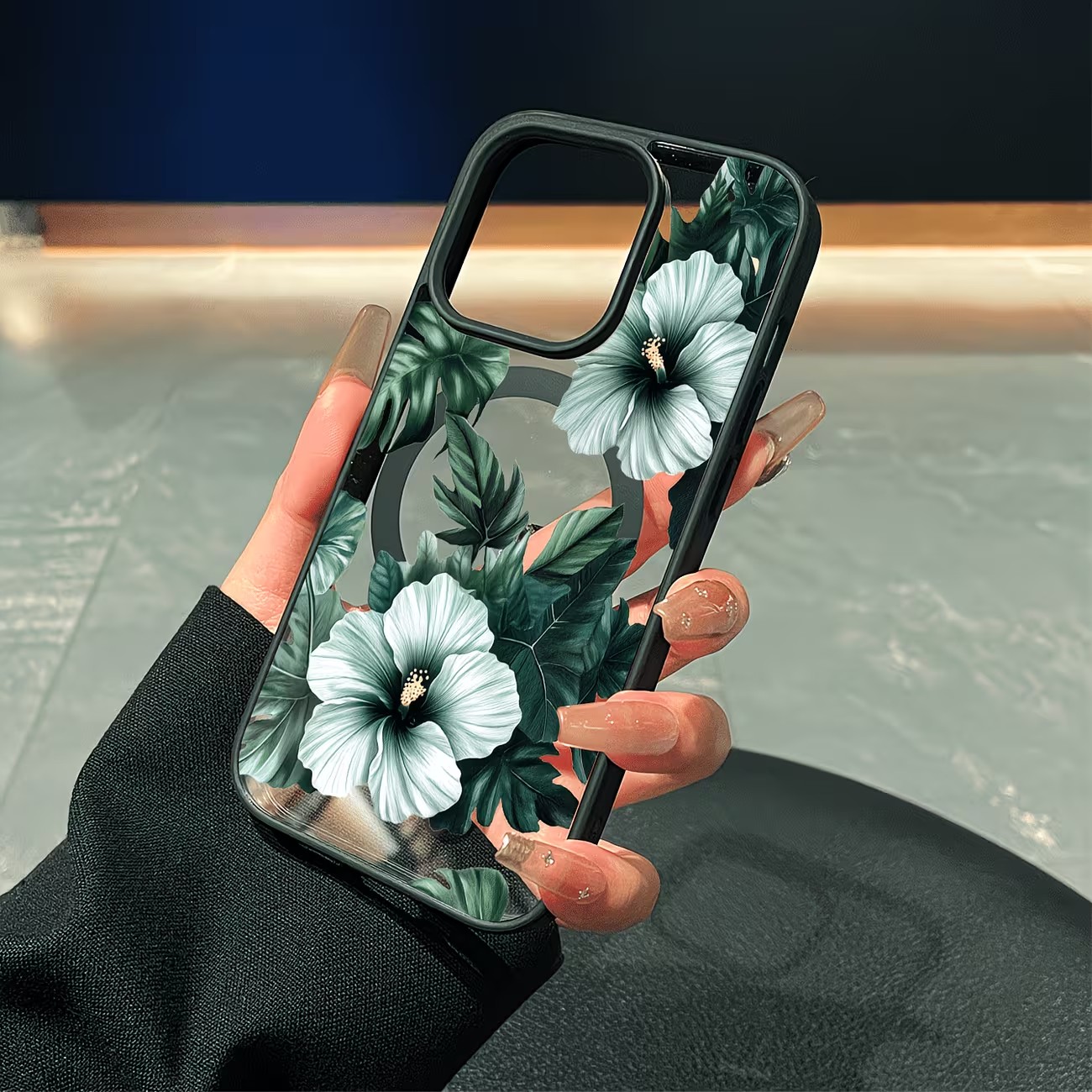 Green Floral Print Phone Case  - Apple Iphone 16 评论和价格